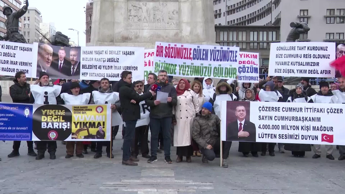 İmar Barışı Mağdurları: "Yapı Kayıt Belgesi Aldığımız Yuvalarımızın Yıkım Kararları Durdurulmalı ve Açılan Davalar, Cezalar İptal Edilmelidir"