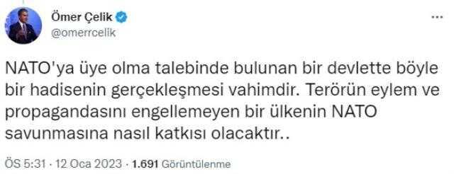 NATO'ya girmek isteyen İsveç'te skandal görüntüler