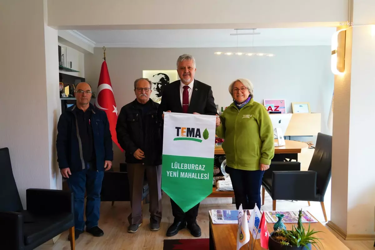 Tema Vakfı\'ndan Lüleburgaz Belediye Başkanı Gerenli\'ye Ziyaret