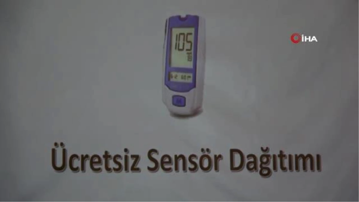 Tip 1 diyabet hastası çocuklara sensörlü şeker ölçüm cihazı dağıtıldı
