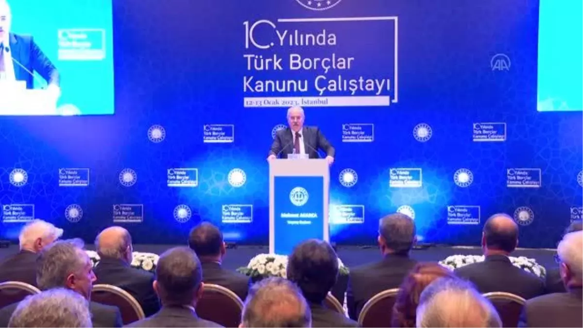 Yargıtay Başkanı Akarca "10. Yılında Türk Borçlar Kanunu Çalıştayı"nda konuştu