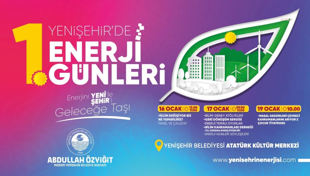 Yenişehir Belediyesi \'1. Enerji Günleri\' Düzenliyor