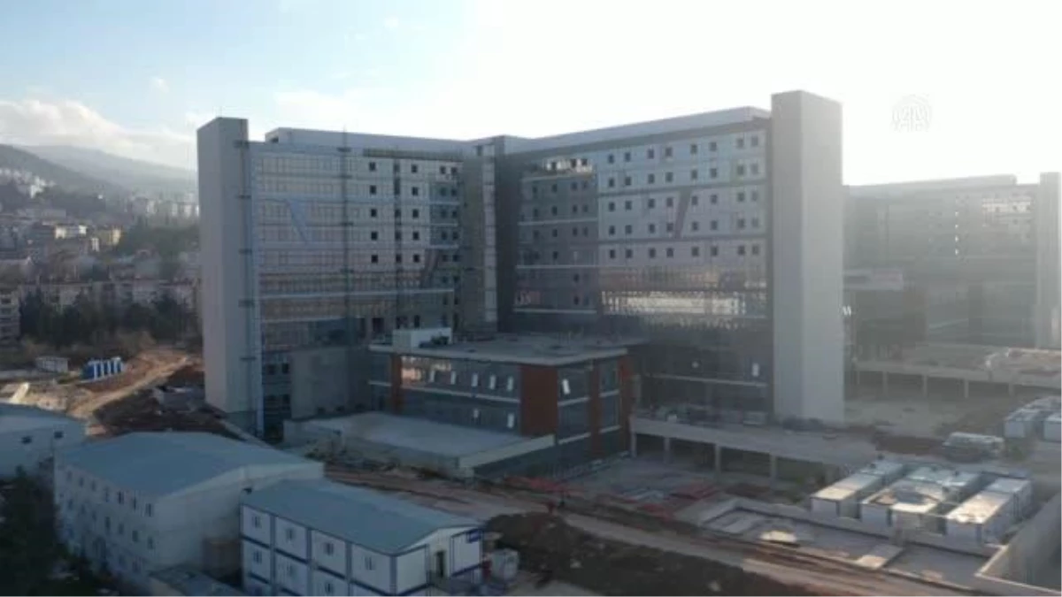 1315 yataklı devlet hastanesi inşaatının yüzde 80\'i tamamlandı