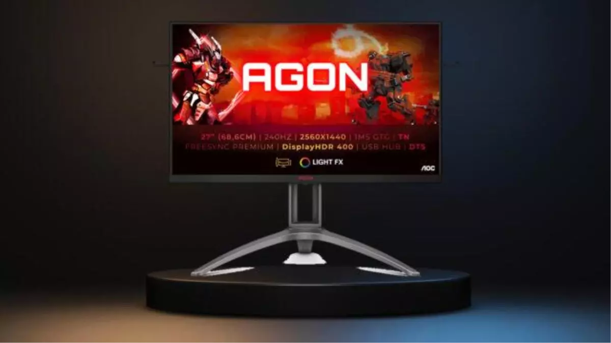 AGON\'un 5. nesli 270 Hz/240 Hz QHD monitörler ile genişliyor