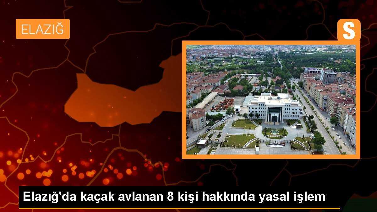 Elazığ\'da kaçak avlanan 8 kişi hakkında yasal işlem