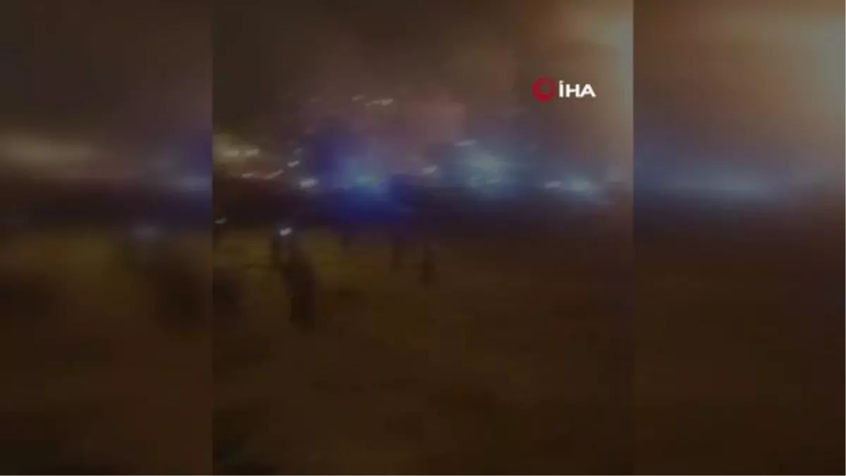 Evlere yakın ağaçlık alanda çıkan yangın paniğe neden oldu