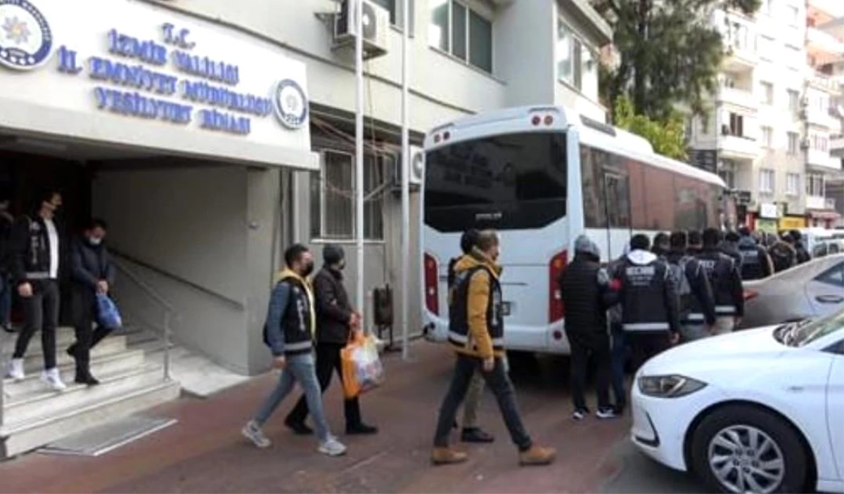 İzmir\'de organize ve mali suçlarla mücadele çerçevesinde 222 şüpheli tutuklandı