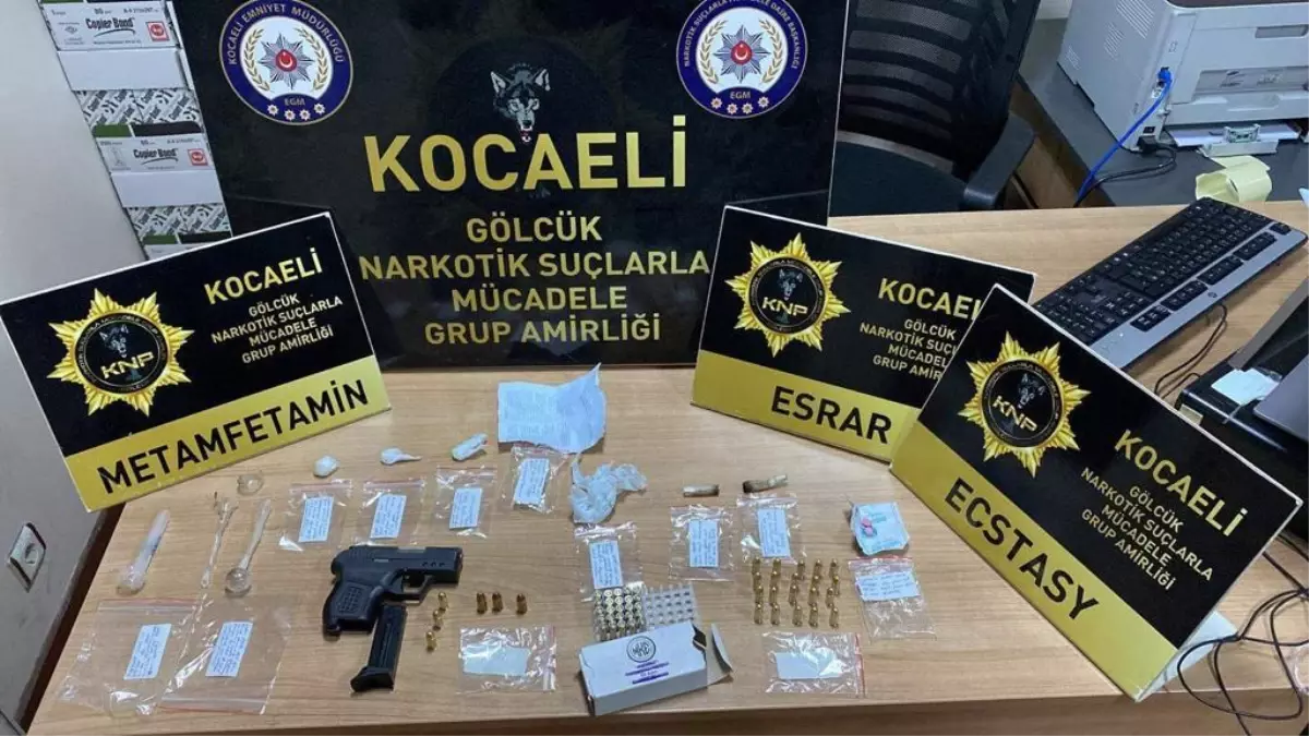 Kocaeli\'de uyuşturucu operasyonlarında yakalanan 4 zanlı tutuklandı