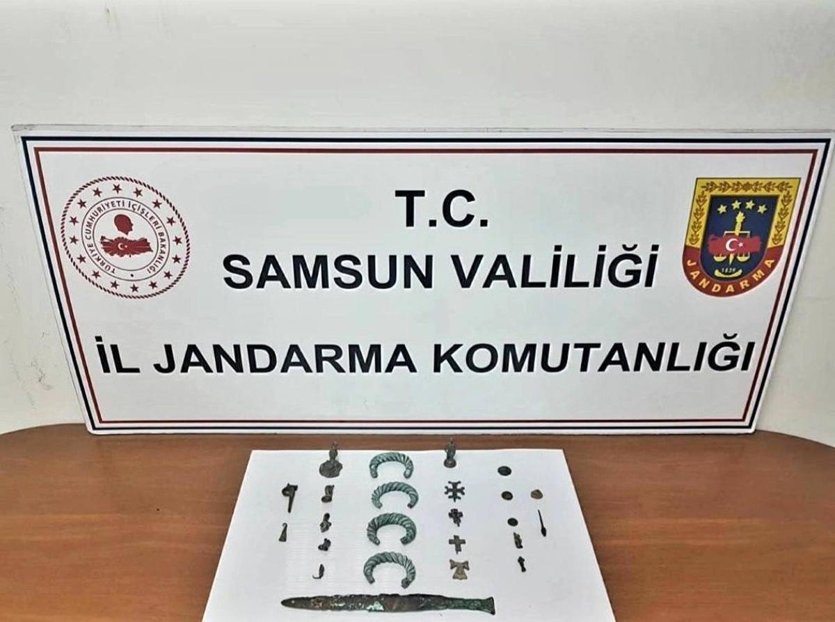 Samsun\'da çok sayıda tarihi eser ele geçirildi