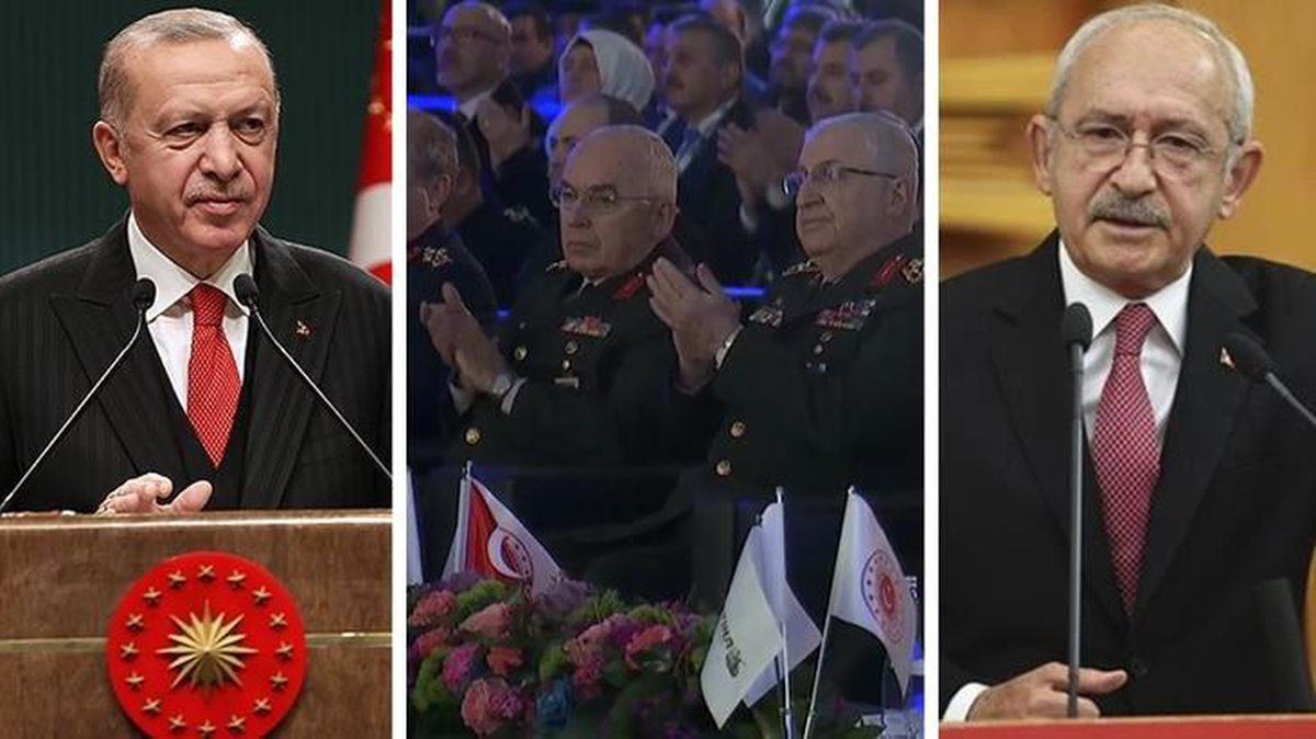 Alkış polemiği büyüyor! Cumhurbaşkanı Erdoğan, komutanlara tepki gösteren Kılıçdaroğlu'na sert çıktı