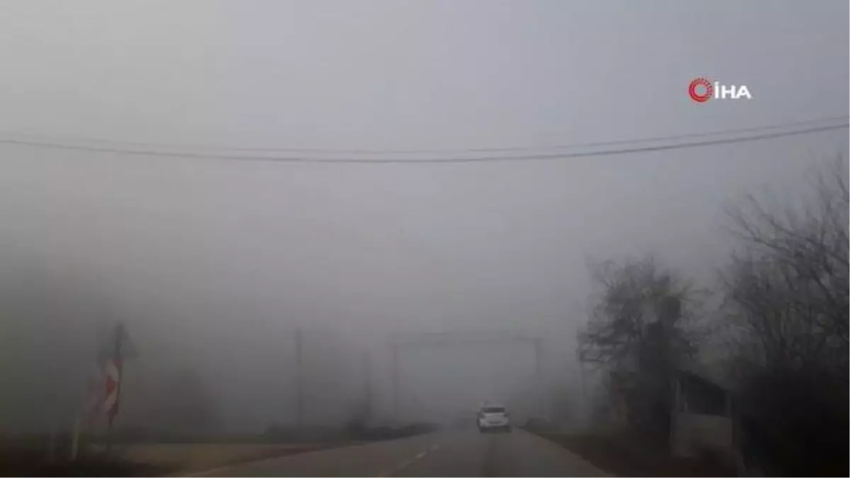 Bolu\'da yoğun sis