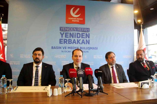Fatih Erbakan: Oy oranımız yüzde 8'in üzerinde Fatih Erbakan: Oy oranımız yüzde 8'in üzerinde