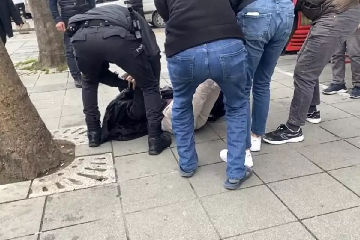 Fatih\'te taciz şüphelisi polis ekiplerince yakalandı