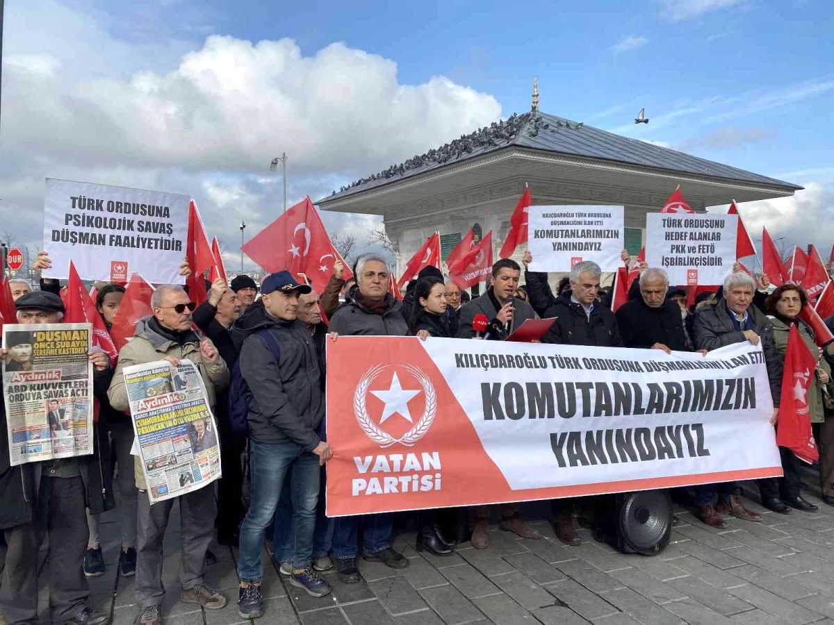 Kemal Kılıçdaroğlu\'nun alkış tepkisine Vatan Partisi\'nden basın açıklaması