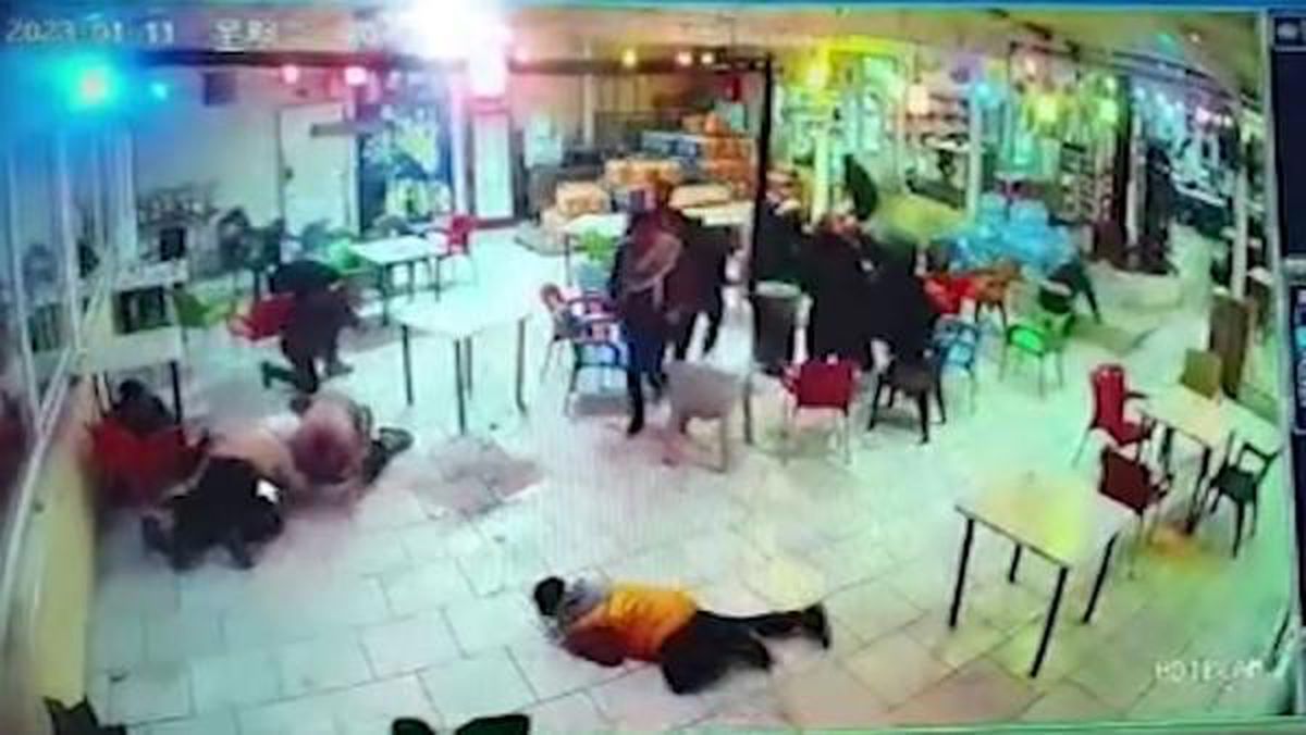 Şanlıurfa\'da hastanedeki kavga kamerada
