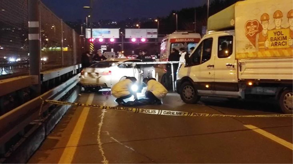 Son Dakika! İstanbul Haliç Köprüsü\'nde otomobile silahlı saldırı! Ölü ve yaralı var