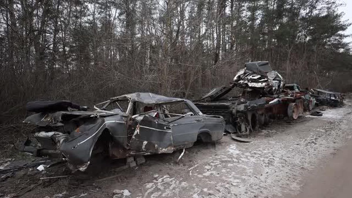 Ukrayna'nın İzyum şehrinde savaşın gölgesinde günlük yaşam
