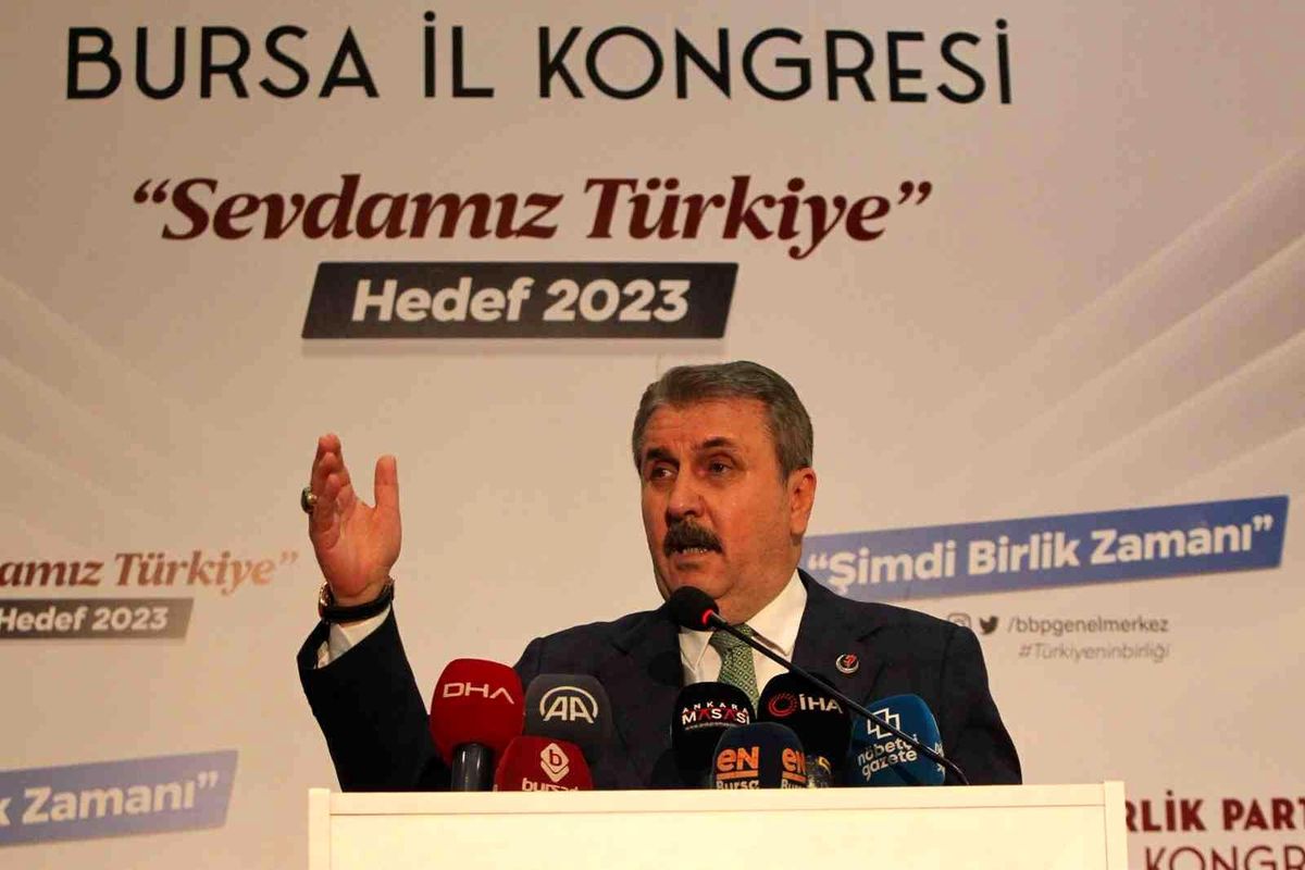 BBP Genel Başkanı Mustafa Destici: '6'lı masada kim doğru söylüyor?'