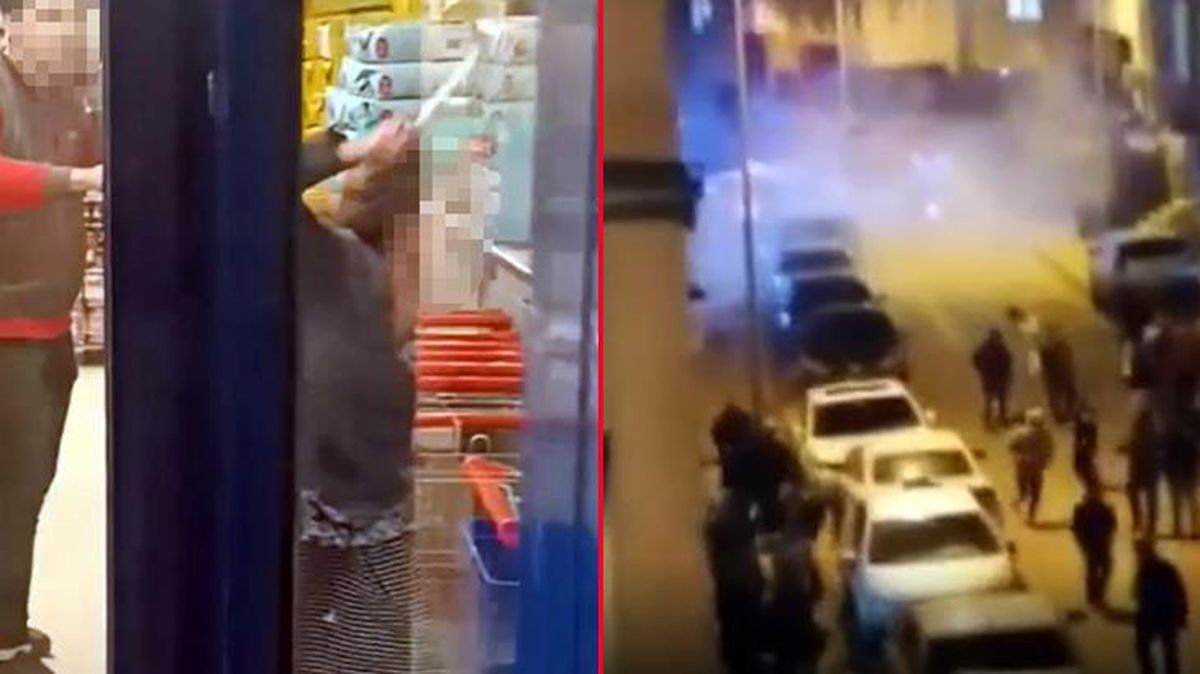 Esenyurt'ta hareketli saatler! Marketteki 'yetersiz bakiye' kavgası mahalleye taştı, özel hareket güçlükle müdahale etti