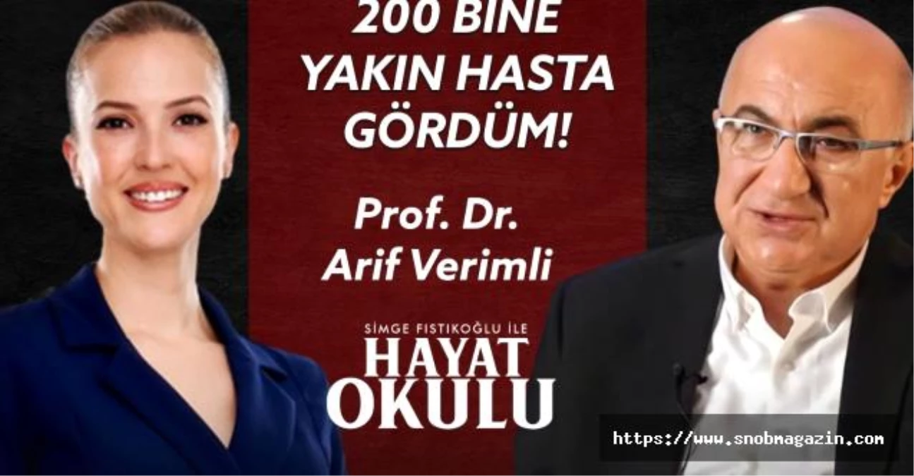Prof. Dr. Arif Verimli: Öğrencilik Hayatımda Kaldığım Tek Ders Psikiyatri
