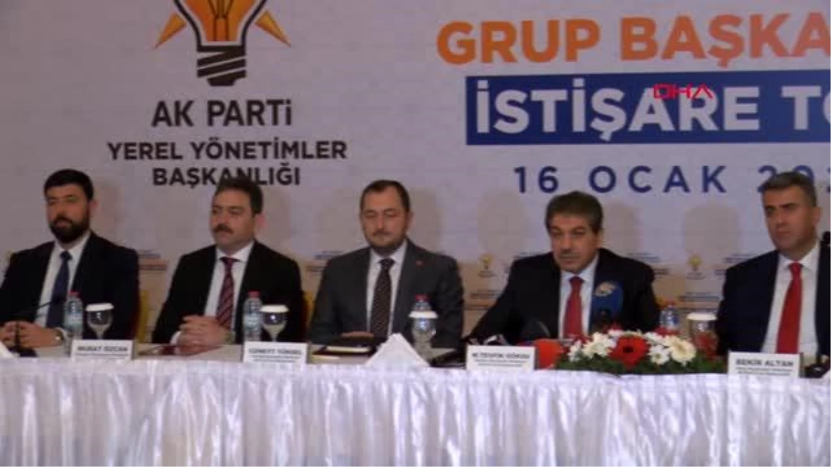 11 BÜYÜKŞEHRİN AK PARTİLİ GRUP BAŞKANVEKİLLERİ HATAY\'DA BİR ARAYA GELDİ