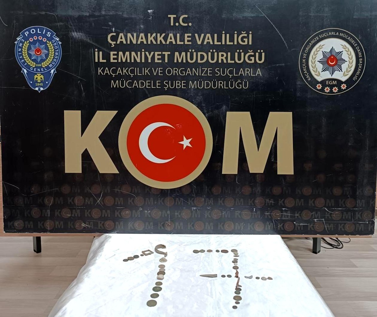 Çanakkale\'de tarihi eser operasyonu