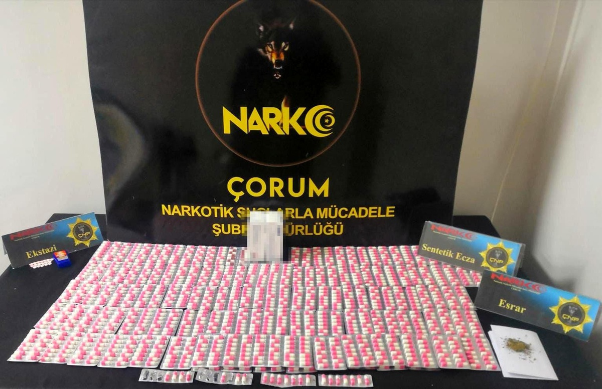 Çorum polisinden 3 ayrı uyuşturucu operasyonu