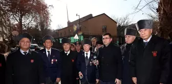 Gaziler, İsveç'in Ankara Büyükelçiliği önünde gösteri düzenledi