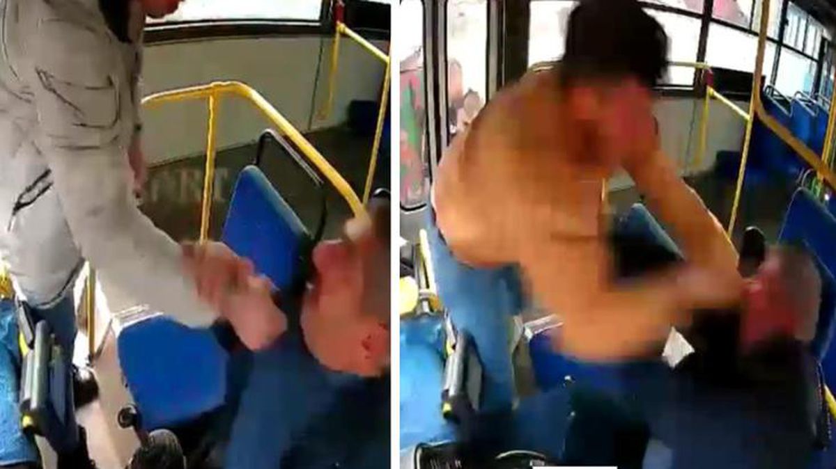 Halk otobüsünde dehşet anları! Öfkeli yolcu şoförü defalarca böyle yumrukladı