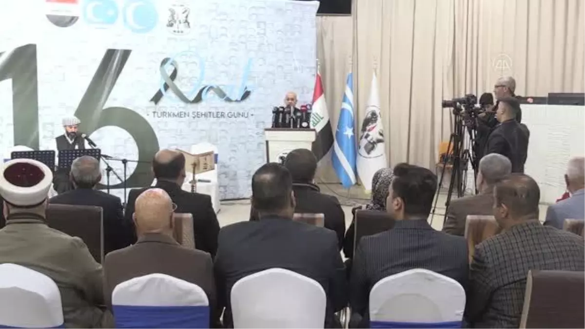Irak'taki Baas rejimince şehit edilen Türkmen liderler Kerkük'te törenle anıldı