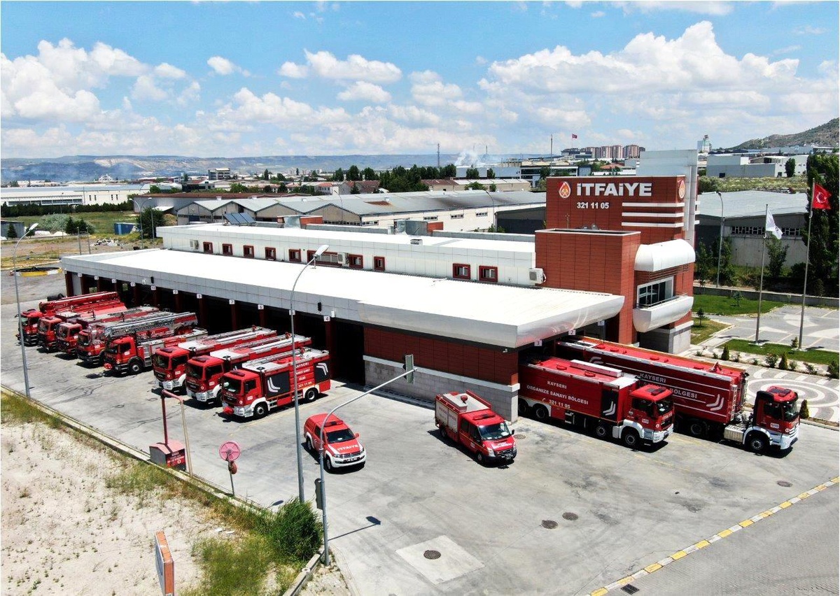 Kayseri OSB itfaiyesi geçen yıl 382 olaya müdahale etti