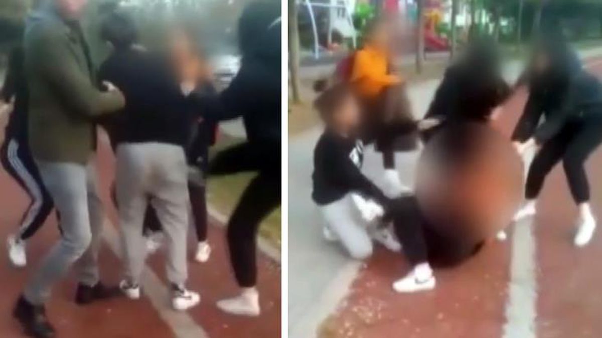 Kızların hepsi ortaokul öğrencisi! Yaptıkları rezilliği utanmadan kayda aldılar