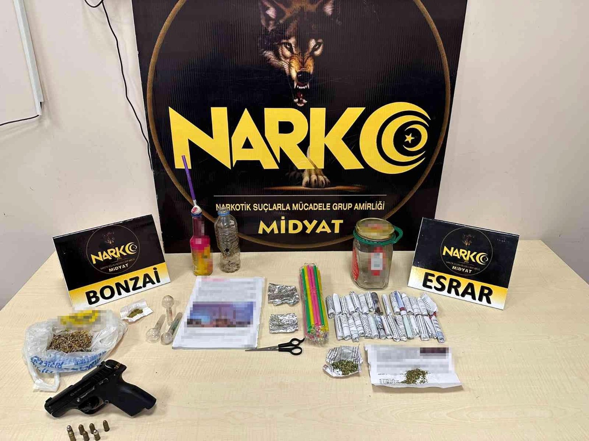 Midyat\'ta uyuşturucu ticaretine 2 tutuklama