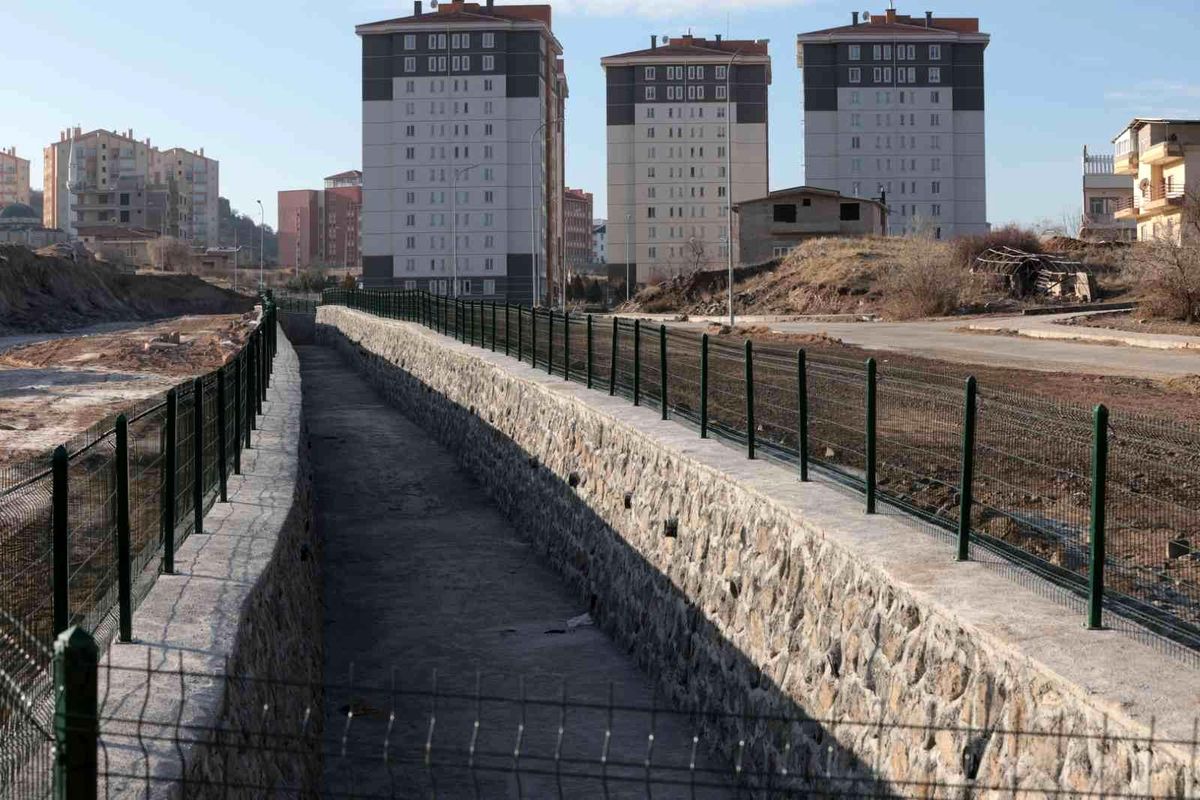 Nevşehir\'deki dere ıslah edildi