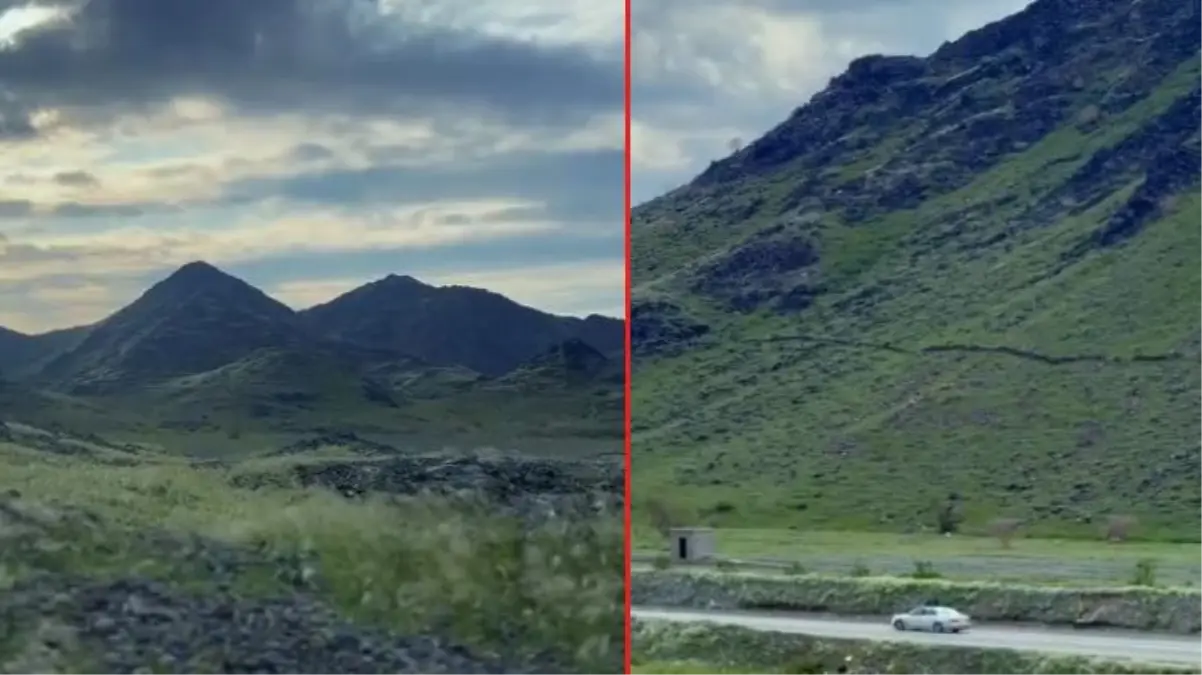 Yağıştan dolayı Mekke ve Medine\'nin dağlarının yeşile döndüğü iddiası doğru