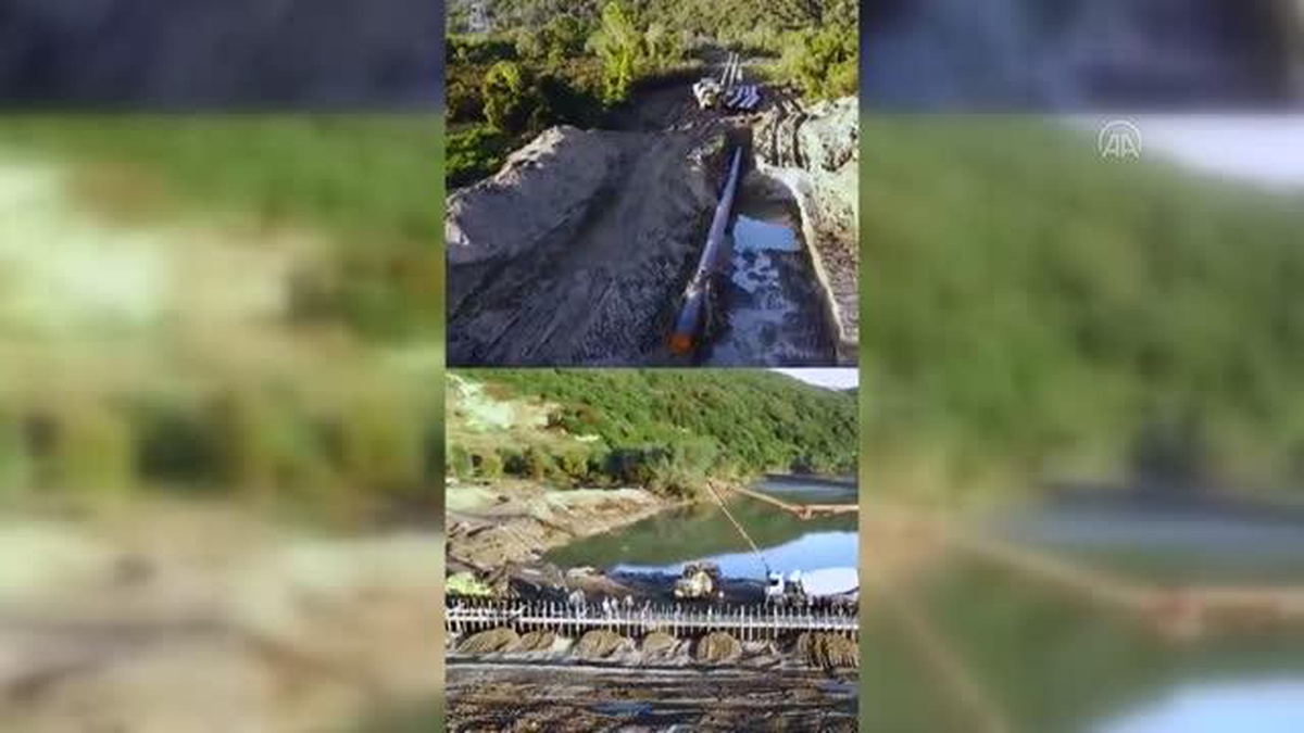 Bakanı Dönmez\'den Karadeniz gazını evlere getirecek boru hattında yürütülen çalışmalarla ilgili paylaşım