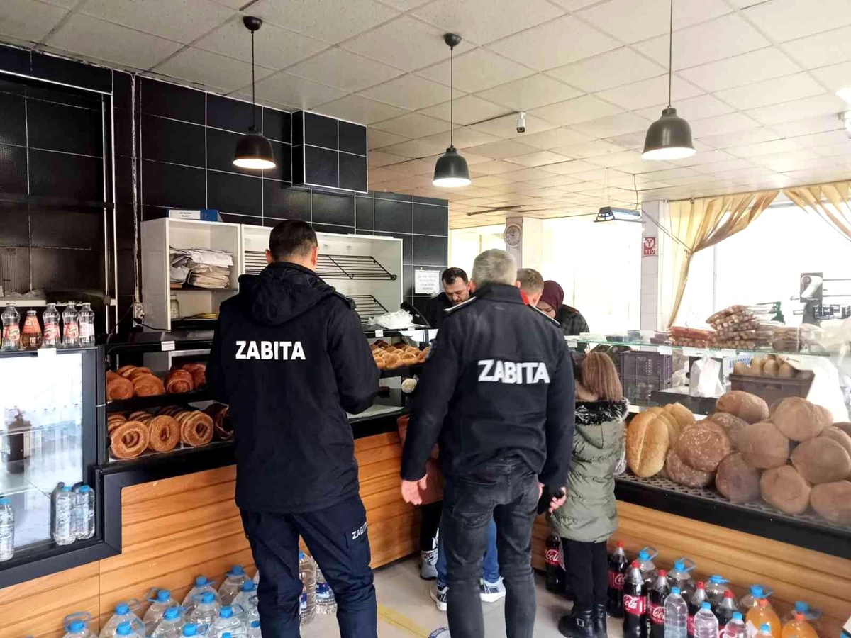 Bilecik\'te zabıtadan 5 TL\'ye ekmek satan fırınlara tutanak