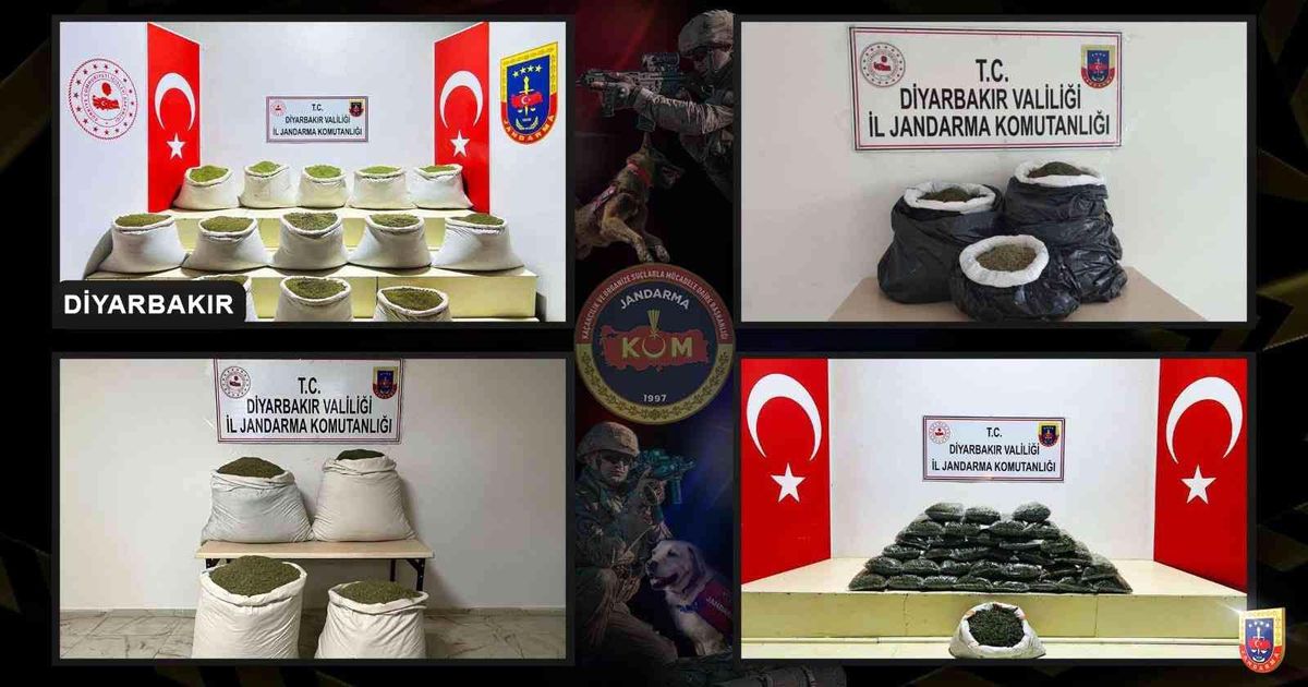 Diyarbakır\'da 510 kilo uyuşturucu ele geçirildi