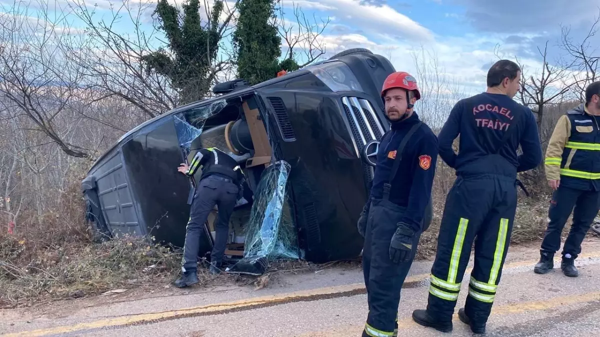 Gezi için geldikleri Kocaeli\'de ölümden döndüler: 7 yaralı