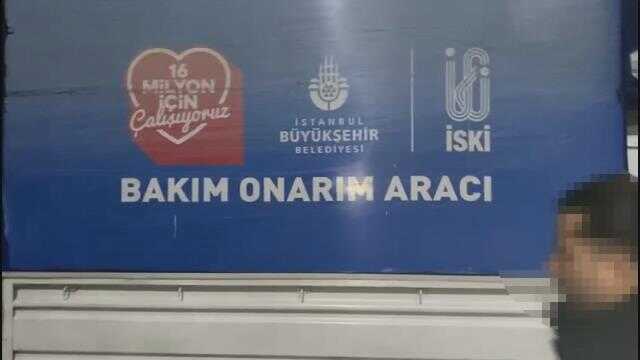 İSKİ'DEN UYUŞTURUCU BULUNAN KAMYONETLE İLGİLİ AÇIKLAMA