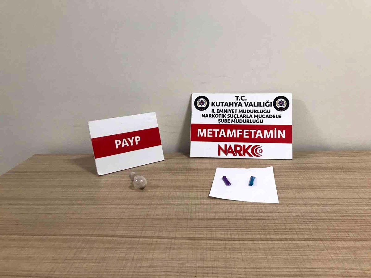 Kütahya\'da 1 haftada yapılan uyuşturucu operasyonlarında 2 tutuklama