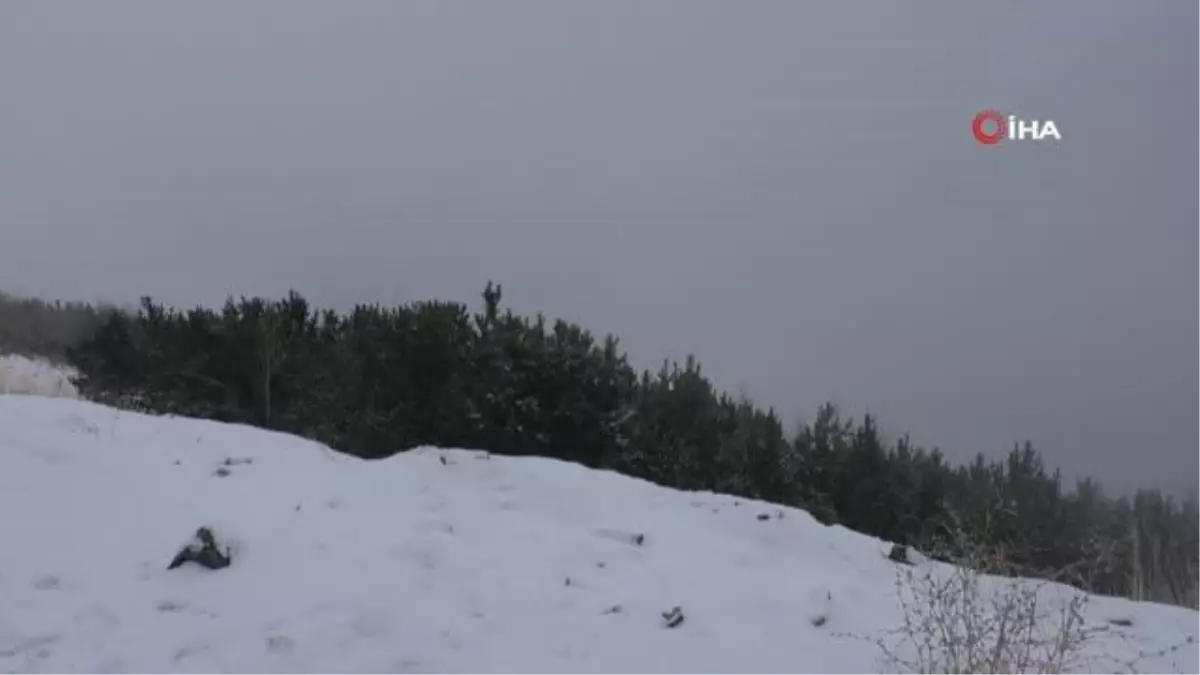 Palandöken'de zirve sisle kaplandı