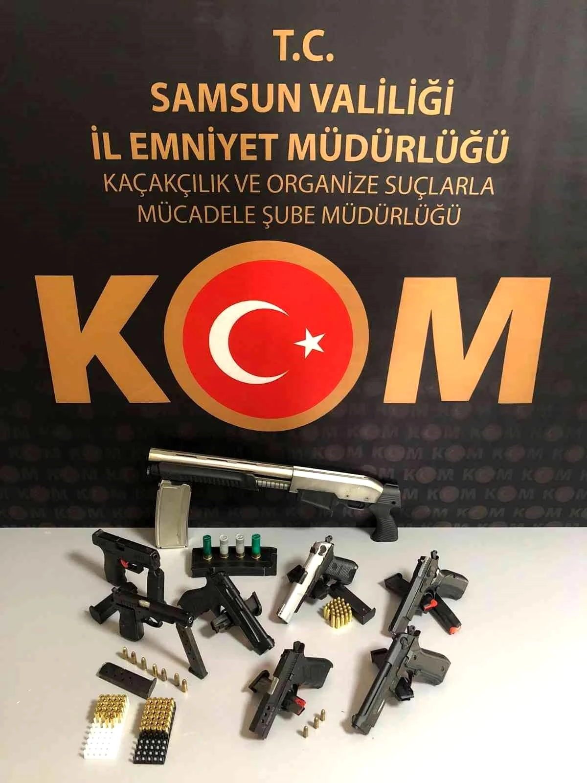 Samsun\'da silah operasyonu: 2 gözaltı