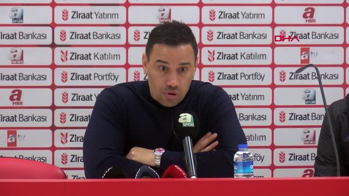 SPOR Fraport TAV Antalyaspor - Kayserispor maçının ardından