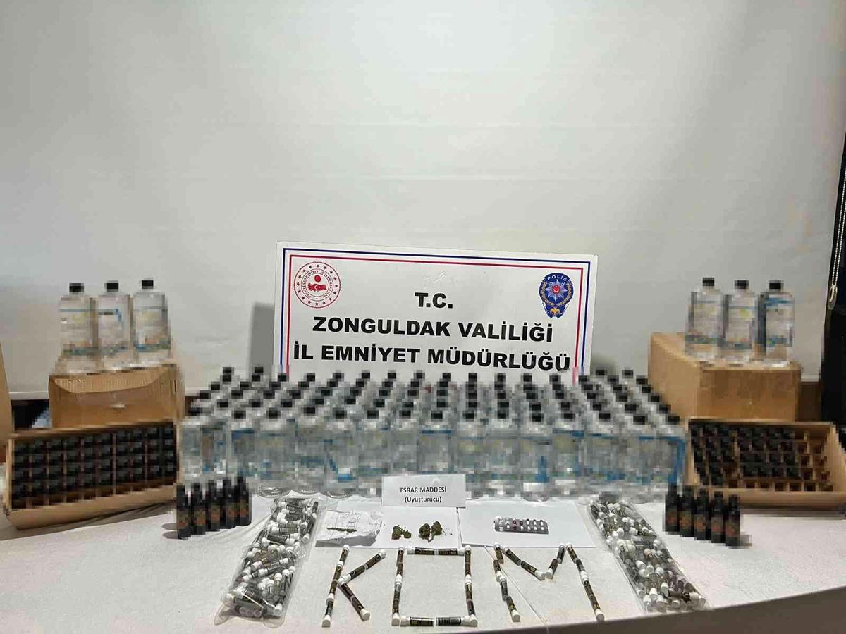Zonguldak\'ta sahte içki operasyonu