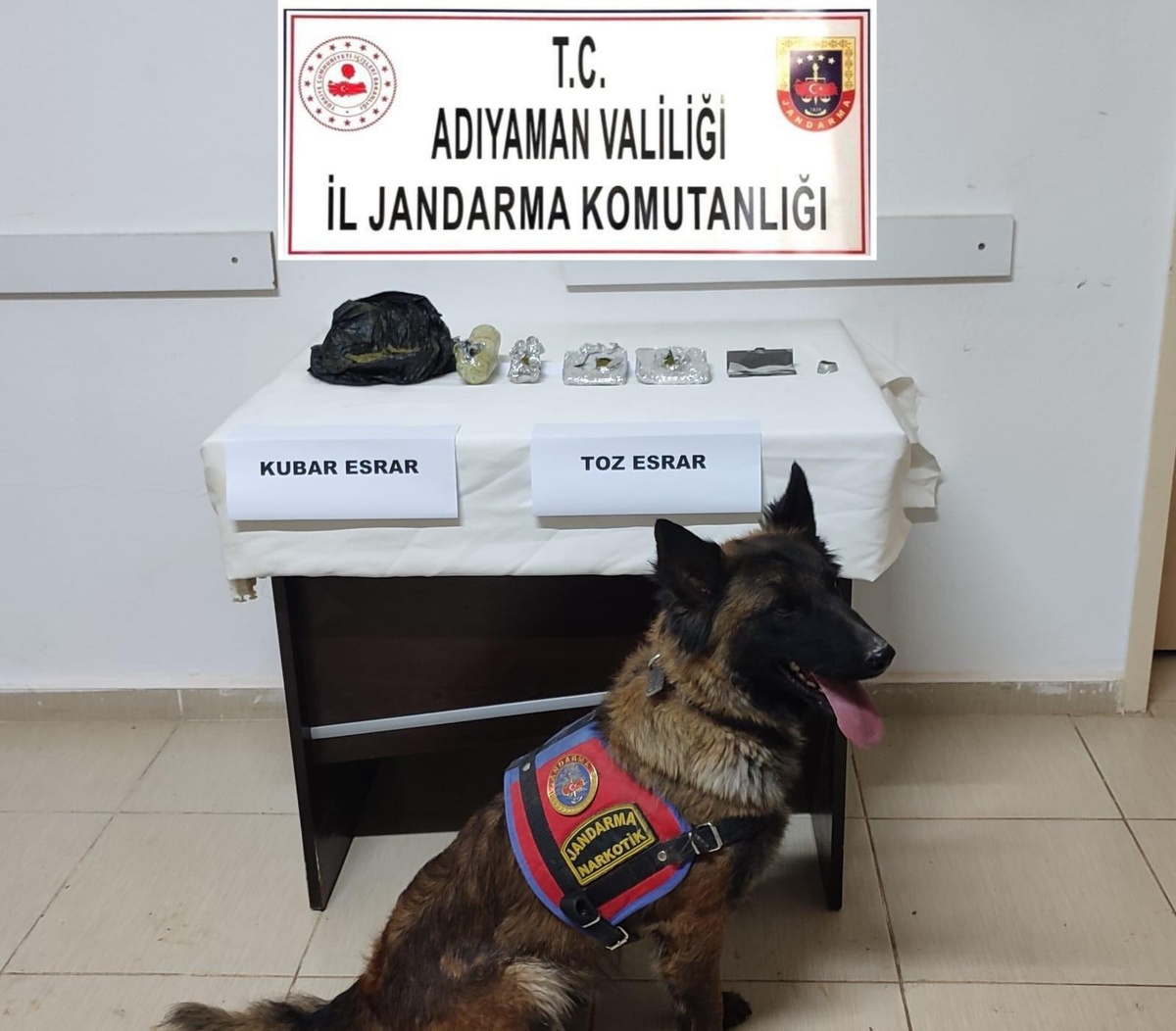 Adıyaman\'da toprağa gömülü uyuşturucu ele geçirildi