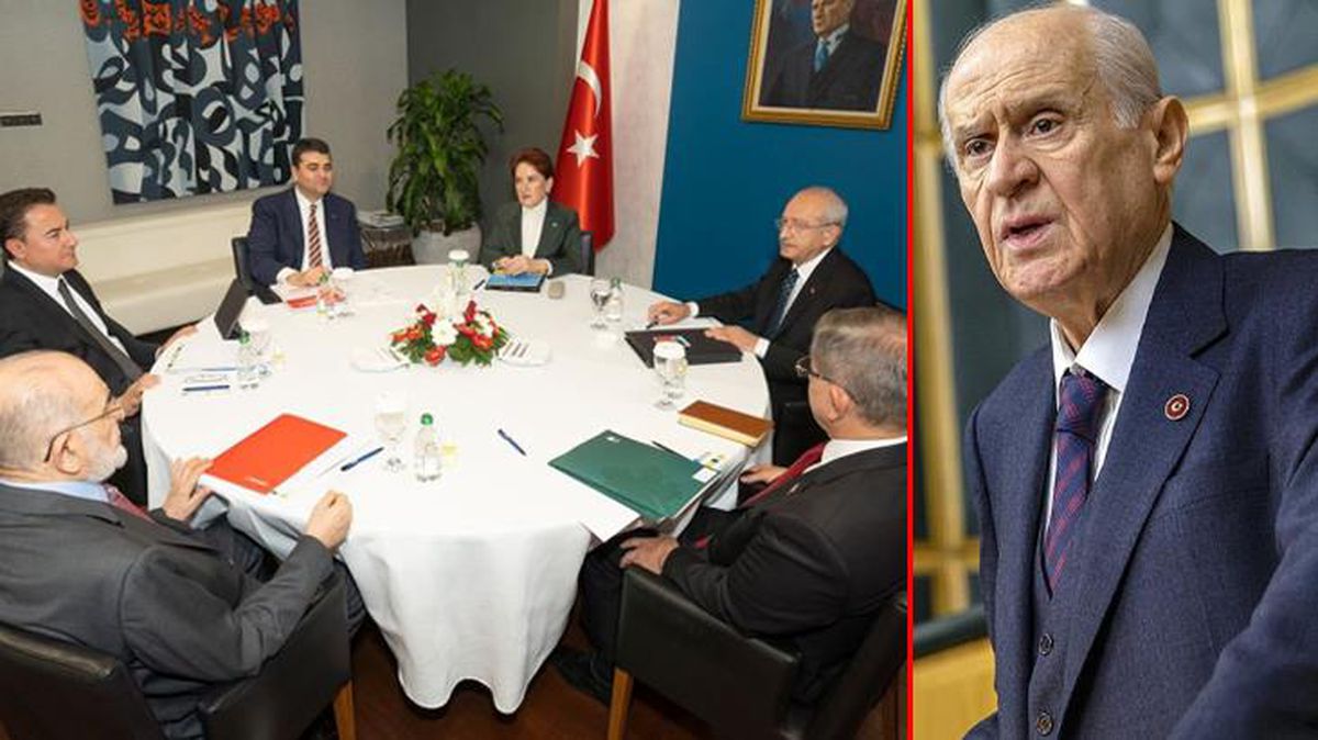 Bahçeli'nin 'Gelin, aday olarak Erdoğan'ın etrafında birleşelim' çağrısına 6'lı masadan yanıt: Hani biz haindik
