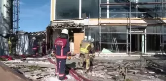Başkentte halı mağazasında çıkan yangın hasara neden oldu