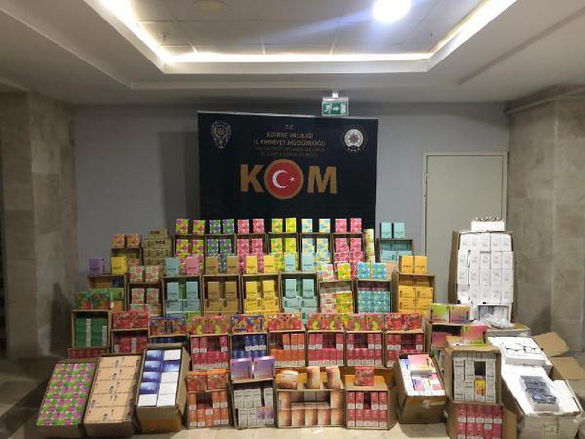 Edirne\'de 6.5 milyon TL\'lik \'gümrük kaçağı\' malzeme ele geçirildi