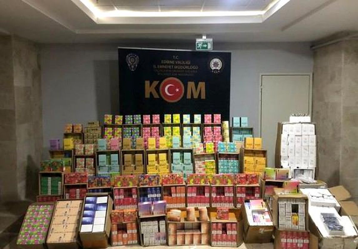 Edirne\'de 6 buçuk milyonluk kaçak sigara operasyonunda 1 tutuklama